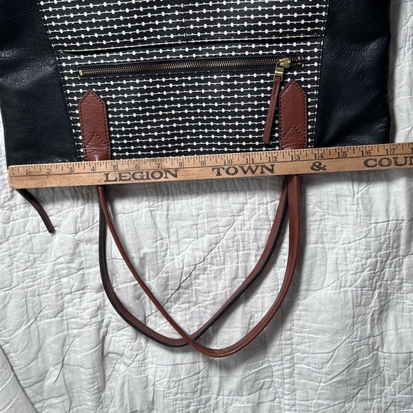 Fossil tote bag vegan strap has been repaired good condition - Picture 2 of 15